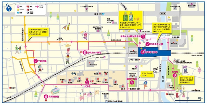 ＜アート設置MAP＞