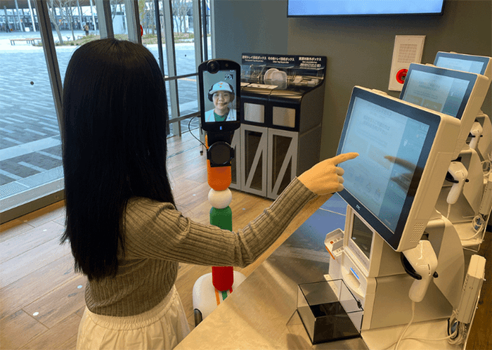 図4　遠隔接客の様子