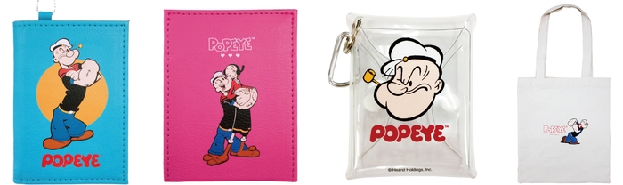 二つ折りパスケース/折り畳みミニミラー/クリアマルチケース/フラットトート