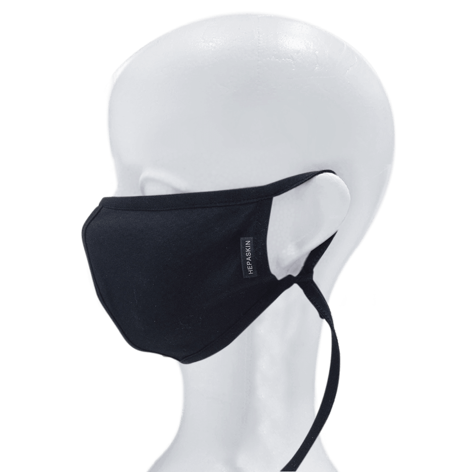 HEPASKIN 4D Lamelame Stretch Warm Mask ブラック