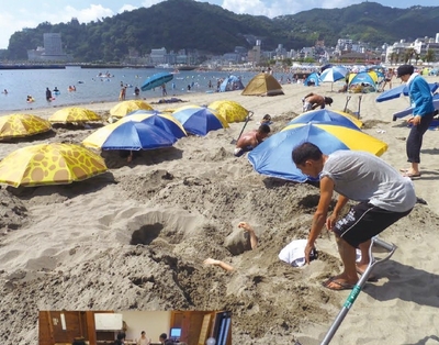 砂潜り合宿