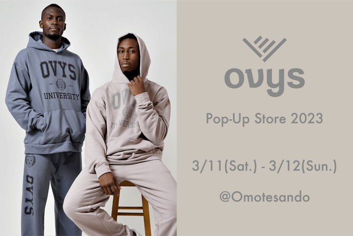 ovys POP-UP STORE - Mar. 2023 - Invitation