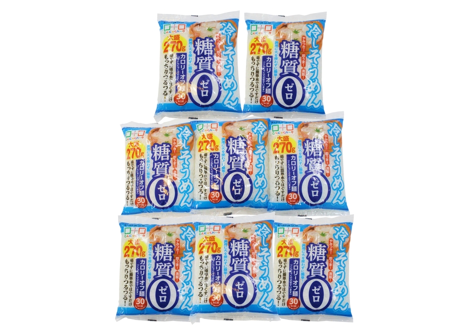 糖質0冷やしそうめん風こんにゃく8袋(クリアバッグ入)
