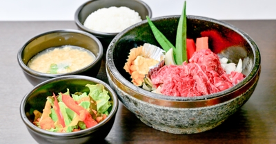 ランチ限定石焼メニュー「漢気(おとこぎ)ランチ」のイメージ