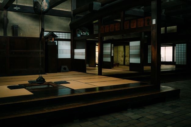 日下部家住宅　土間・囲炉裏　プライベートラウンジ