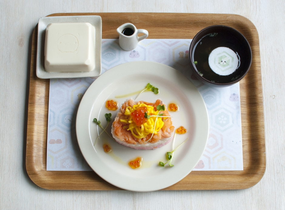カピバラさんのキュルッとちらし寿司ご膳 1,180円