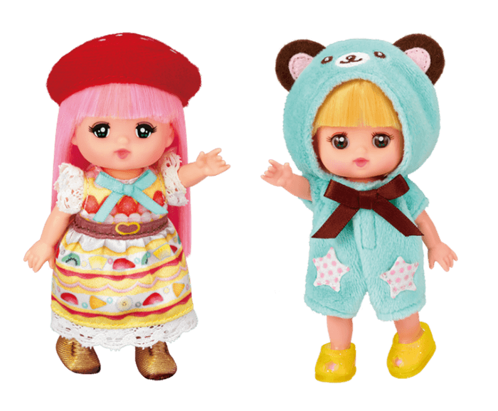 ケーキワンピ＆ミントくまセット