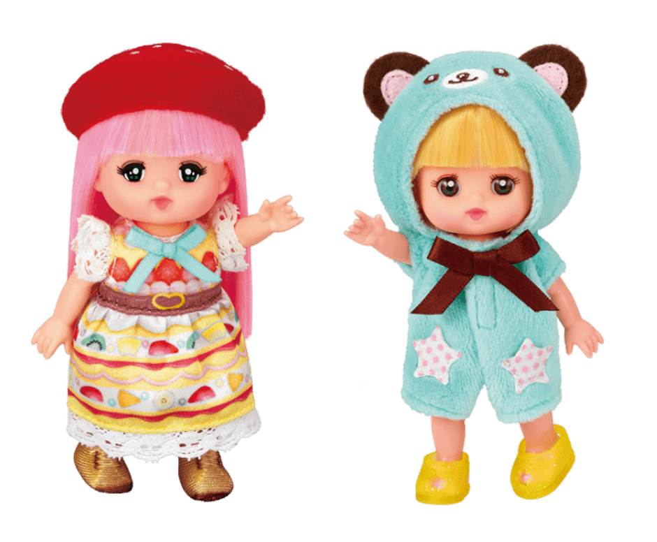 ケーキワンピ＆ミントくまセット