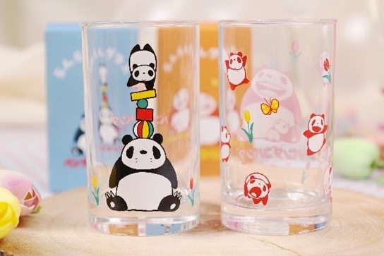 パンダコパンダ らんらんグラス 逆立ち/パンちゃんがいっぱい
