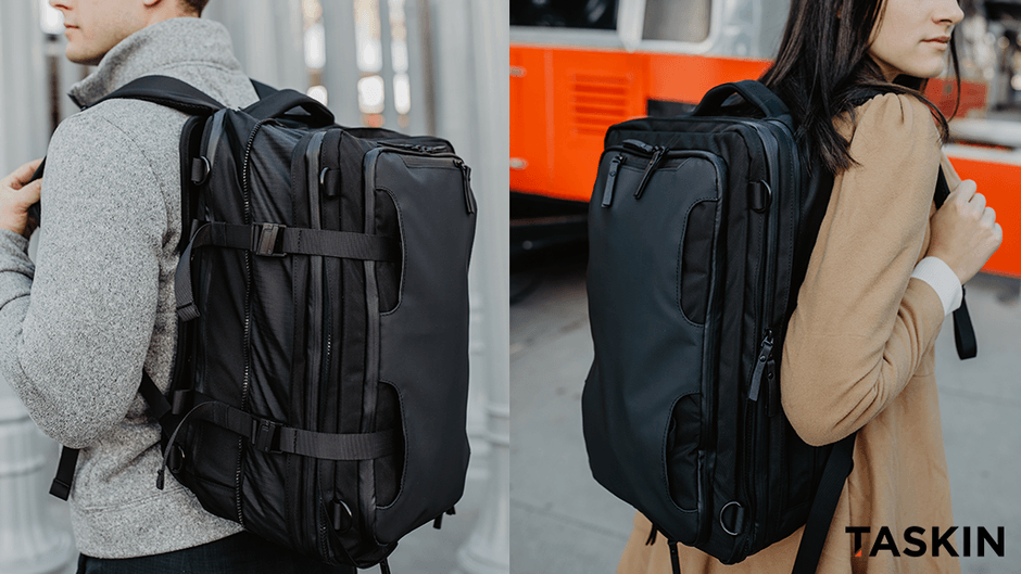 ファスナーで容量が変化！バックパック「Taskin ONE(ワン)」が Makuake 