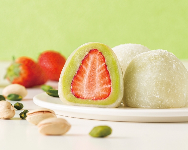 ピスタチオ苺大福