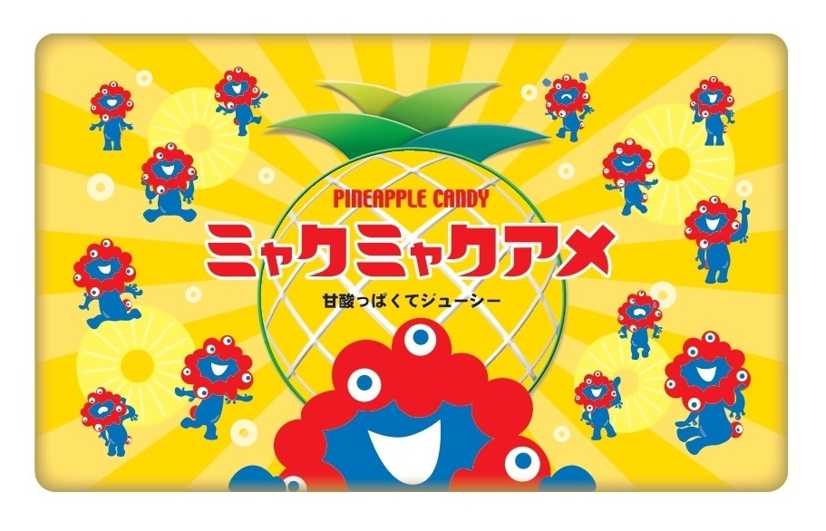 パインアメ ミャクミャクコラボ缶