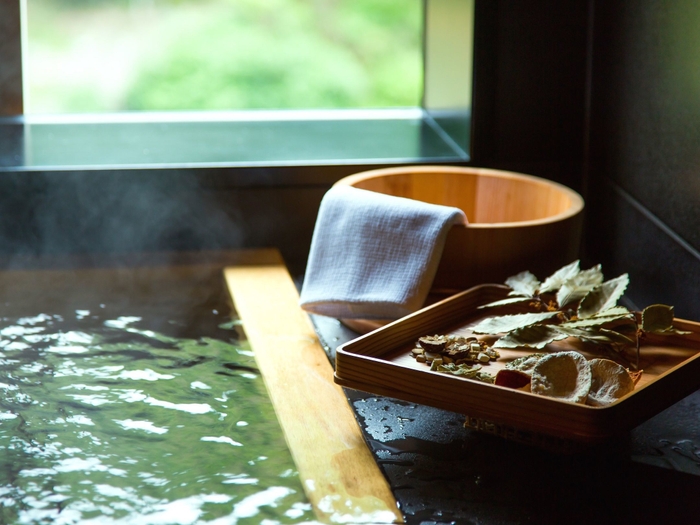 【星のや京都】草根木皮の湯