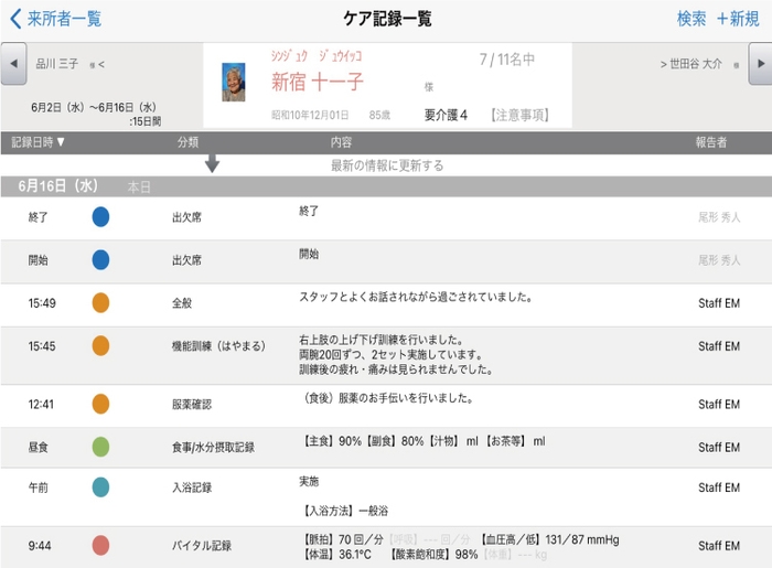 ファーストケア・ポータブル:iPad画像イメージ