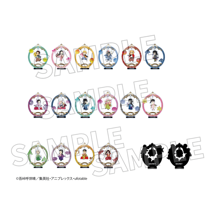 ▲ニジゲンノモリ×『鬼滅の刃』 ゆらゆらアクリルスタンド(A/B)【2023年】/825円