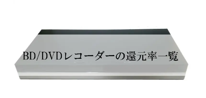 【2026年1月版】ふるさと納税でもらえる『DVD/BDレコーダー』の還元率ランキングを発表