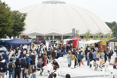 ドームの中も外も楽しみが沢山!