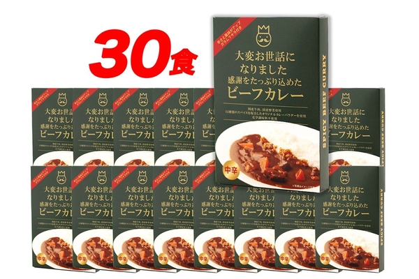 職場や取引先への感謝に。まとめ買いに便利な30個セットの「メッセージカレー」