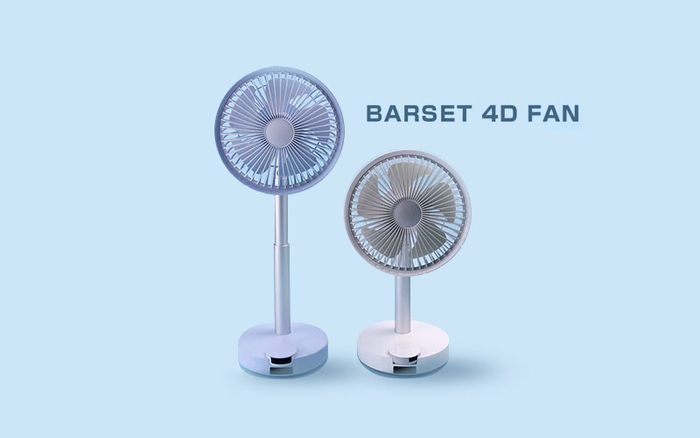 卓上扇風機のハイエンド機器「BLUEFEEL BARSET 4D FAN」