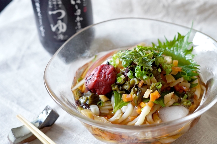 市房漬&梅干し冷やしうどんセット