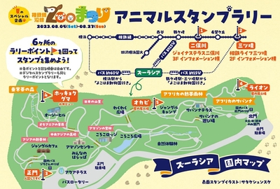 ズーラシア園内 ラリーポイント