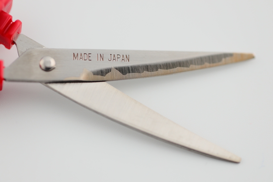 御守刀はさみ 織田信長モデル(刃紋拡大)