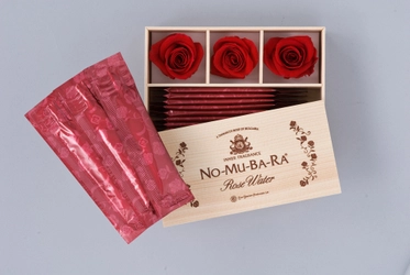 飲むローズウォーター「NO-MU-BA-RA」(ノムバラ)のスペシャル・パッケージが、4月20日（金）に発売