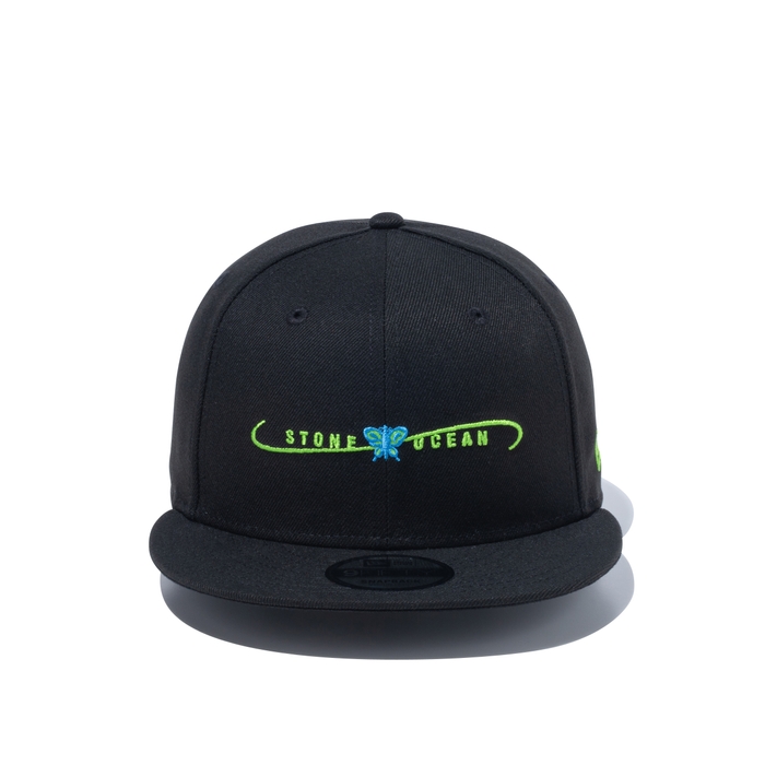 ジョジョの奇妙な冒険 ストーンオーシャン【NEW ERA】キャップ 9FIFTYモデル STONE OCEAN LOGO BLACK(2)