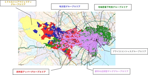 マップマーケティング、 地域プロファイリングデータ「タウン2020」を販売開始