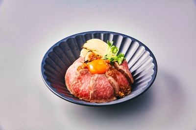 BEERGARDEN 赤城牛のローストビーフ丼(地産地消食堂アカギメシ)