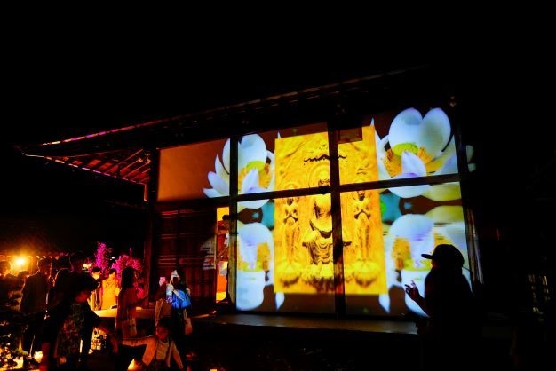 飛鳥光の回廊 川原寺