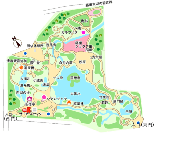 園内マップ