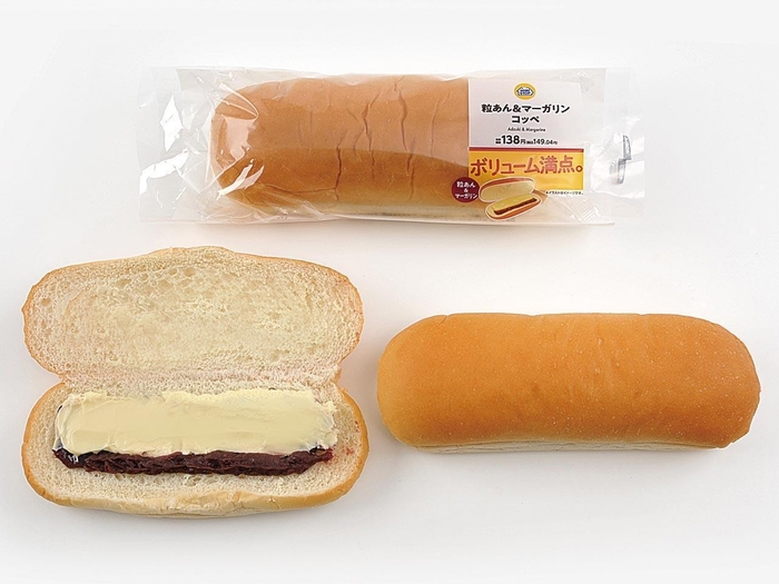 粒あん&マーガリンコッペ イメージ画像