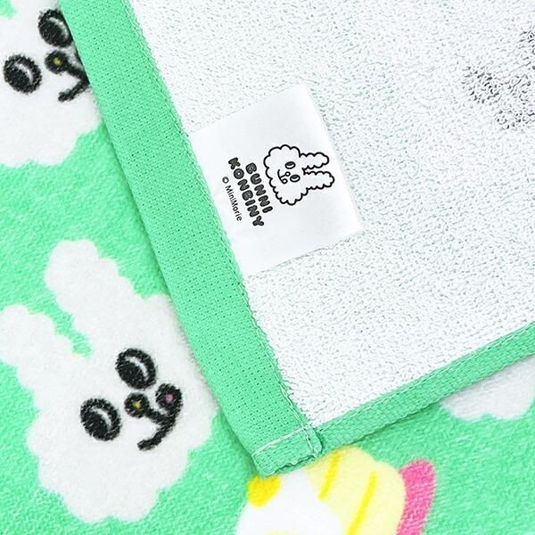 バニーコンビニのフェイスタオル