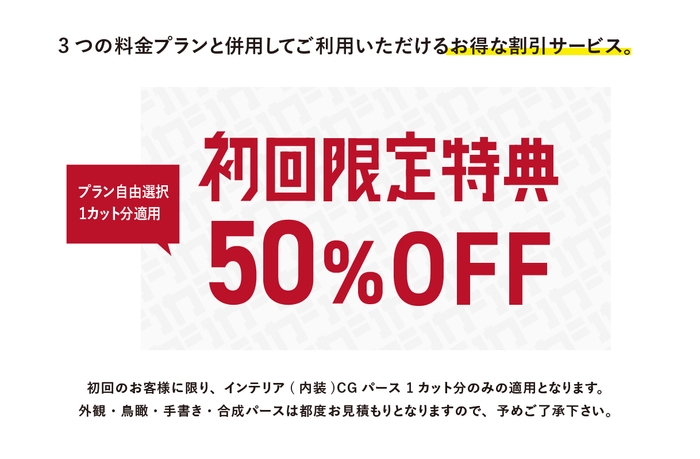 初回特典割引