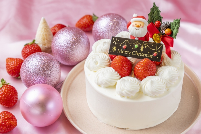 クリスマスボンボンショートケーキ