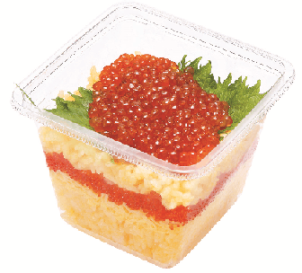 さかな屋の寿司(いろいろ卵の丼)