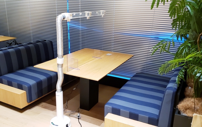 パーテーション組付け事例