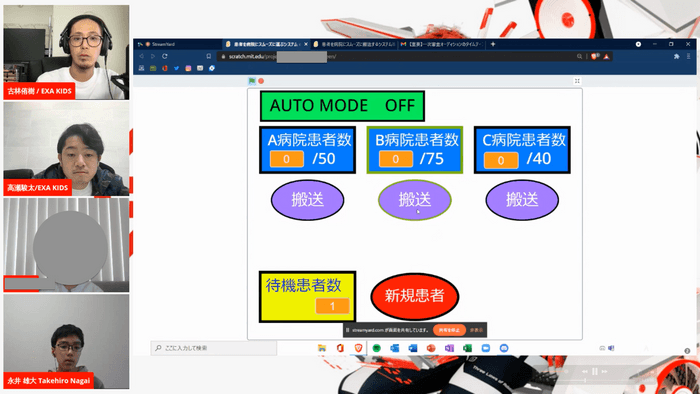 永井 雄大（たけひろ）くんの一次審査の様子