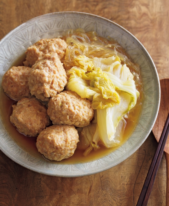 肉だんごと白菜の煮もの