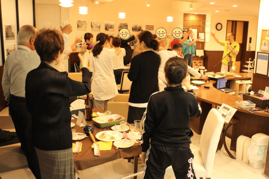 院内でケータリング