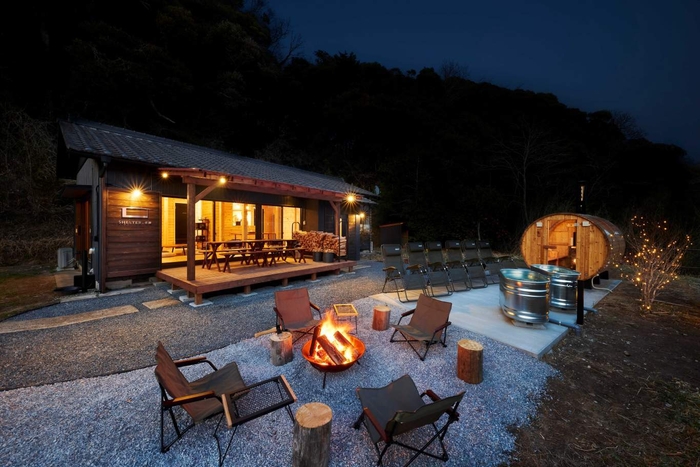 火を囲う本物の完全プライベート空間【千葉】