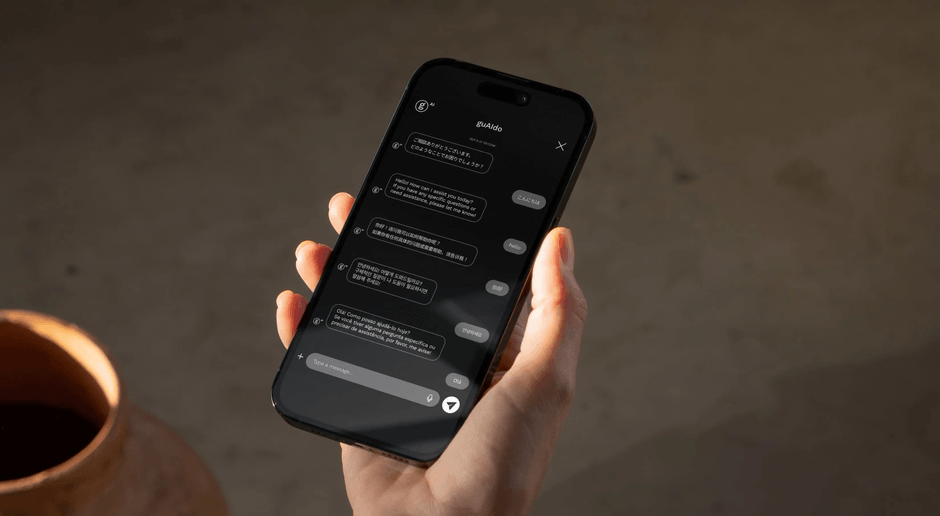 “guAIdo(ガイド)”は次世代AIを搭載しており、事前登録したナレッジ(知識)を設定しておくことで自動的にAIが返答を行なってくれます