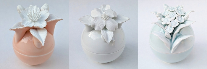 お手元供養分骨のミニお骨壷 3種類