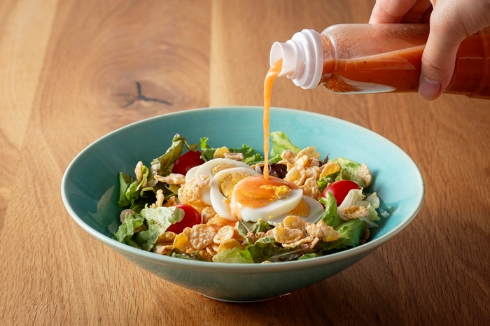 コーンフレークのミリオンサラダ