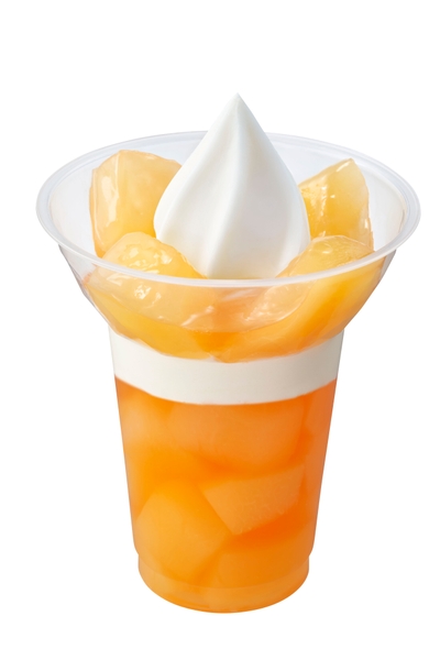 たっぷりレッドメロンパフェ