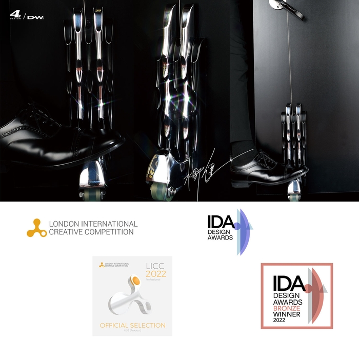 感染予防に注目を集める為にデザインしたゴージャスな非接触のトビラ開閉ツール