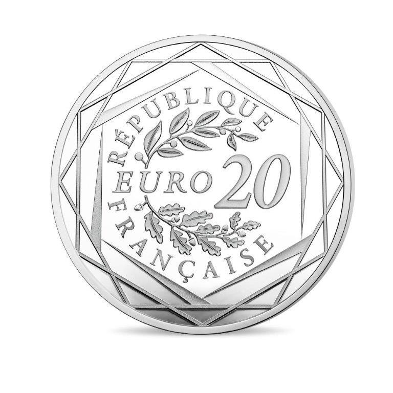 20ユーロ銀貨 裏面