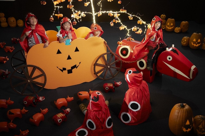 赤べこハロウィン_フォトスポット子ども
