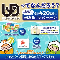 7月11日は「UDF(ユニバーサルデザインフード)の日」　 UDF商品詰合せなどが合計420名に当たるキャンペーン開催